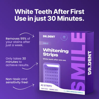 PureSmile Whitening Strips – Brighter Smile in Days